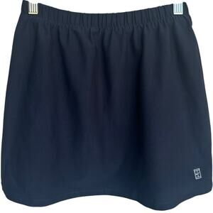 Nike Vintage 90s Challenge Court Mini Tennis Skirt Washed Black Retro Sport XS